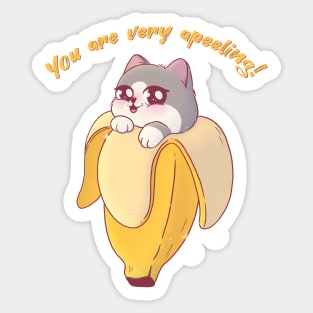 Banana Cat Sticker